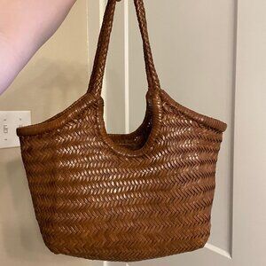 Dragon Diffusion Style woven leather bag